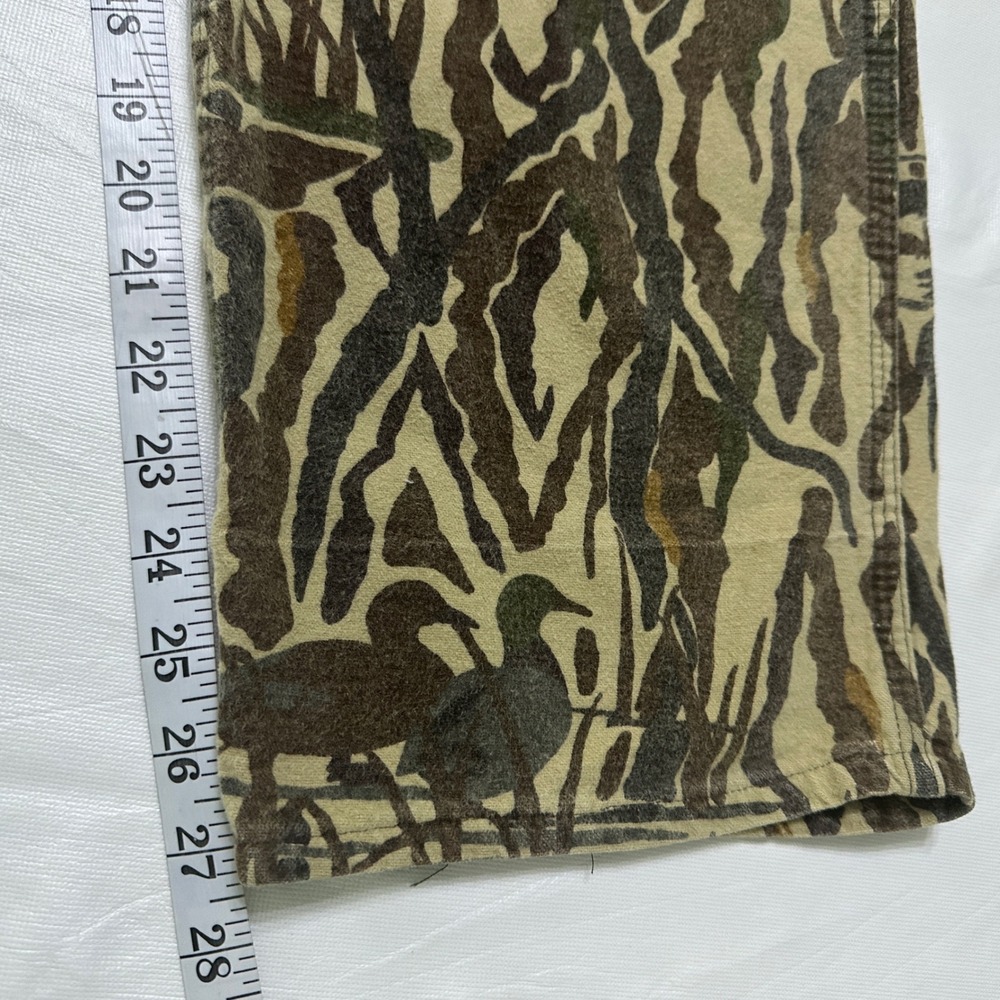 VTG Rattlers Brand Duck Camo Coveralls Mens M Hunting Utility Gorpcore USA Made - Picture 7 of 12